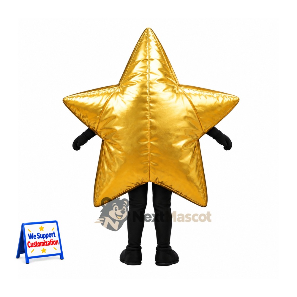 Star Mascot Costume - Gold Star Mascot Costume - Gold