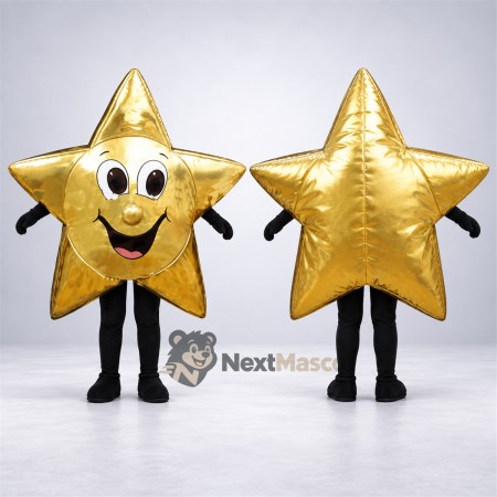 Star Mascot Costume - Gold Star Mascot Costume - Gold