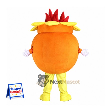 Flower Mascot Costume - Yellow for Parades Flower Mascot Costume - Yellow for Parades