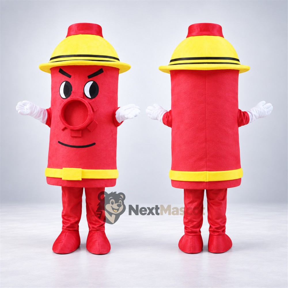 Fire Hydrant Mascot Costume Fire Hydrant Mascot Costume