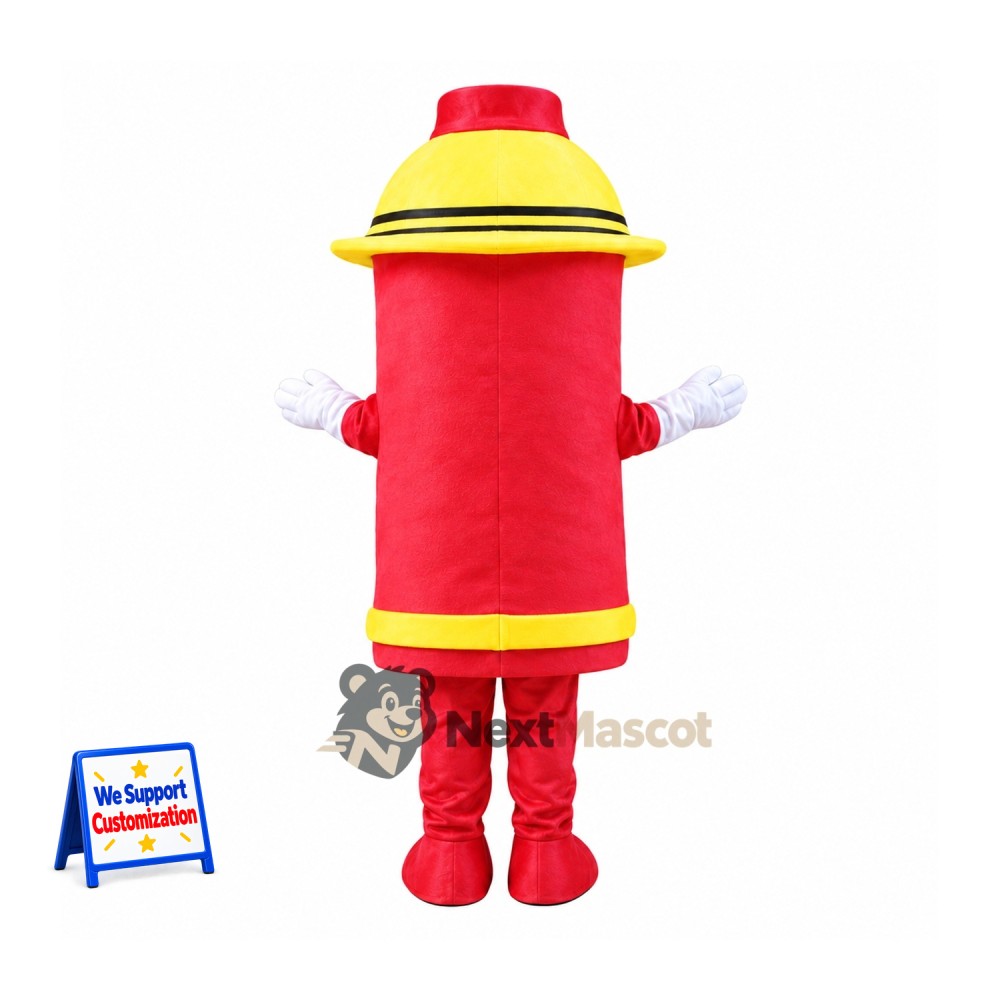 Fire Hydrant Mascot Costume Fire Hydrant Mascot Costume