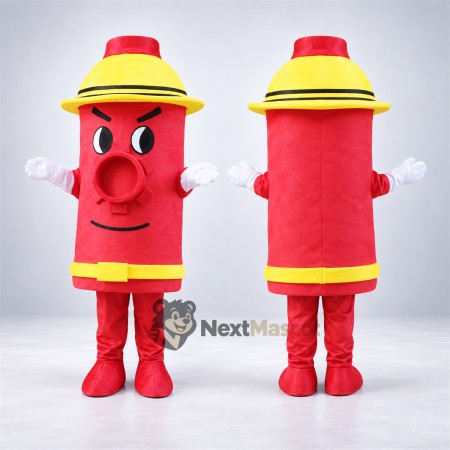 Fire Hydrant Mascot Costume Fire Hydrant Mascot Costume