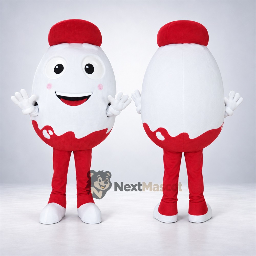 Chocolate Egg Mascot Costume Chocolate Egg Mascot Costume