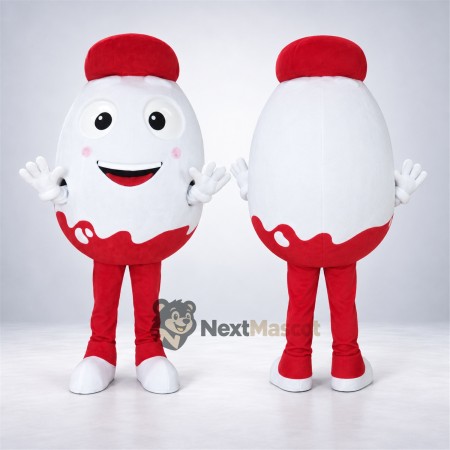 Chocolate Egg Mascot Costume Chocolate Egg Mascot Costume