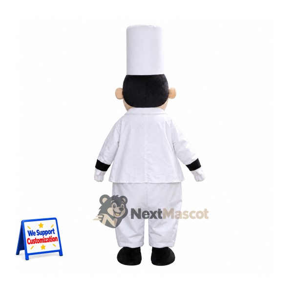 Chef Mascot Costume - White Uniform for Parades Chef Mascot Costume - White Uniform for Parades
