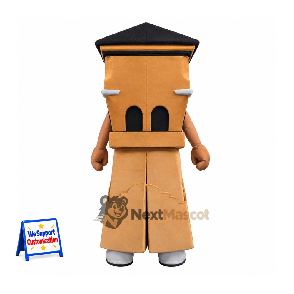 Grandfather Clock Mascot Costume Grandfather Clock Mascot Costume