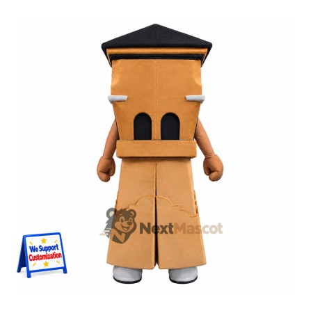 Grandfather Clock Mascot Costume Grandfather Clock Mascot Costume