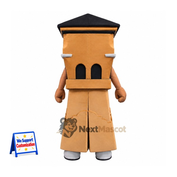 Grandfather Clock Mascot Costume Grandfather Clock Mascot Costume