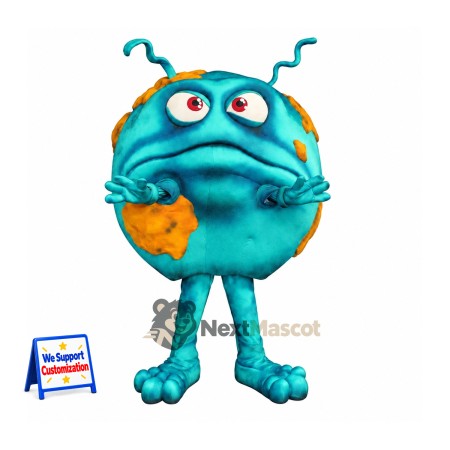 Monster Mascot Costume - Turquoise Monster Mascot Costume - Turquoise