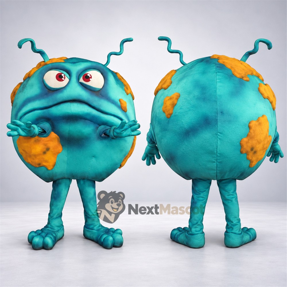 Monster Mascot Costume - Turquoise Monster Mascot Costume - Turquoise