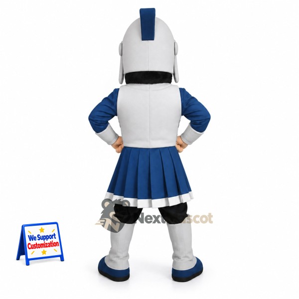 Spartan Warrior Mascot Costume - Blue for Parades Spartan Warrior Mascot Costume - Blue for Parades