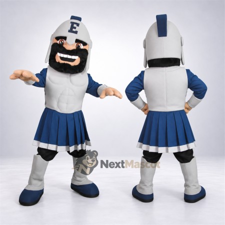 Spartan Warrior Mascot Costume - Blue for Parades Spartan Warrior Mascot Costume - Blue for Parades
