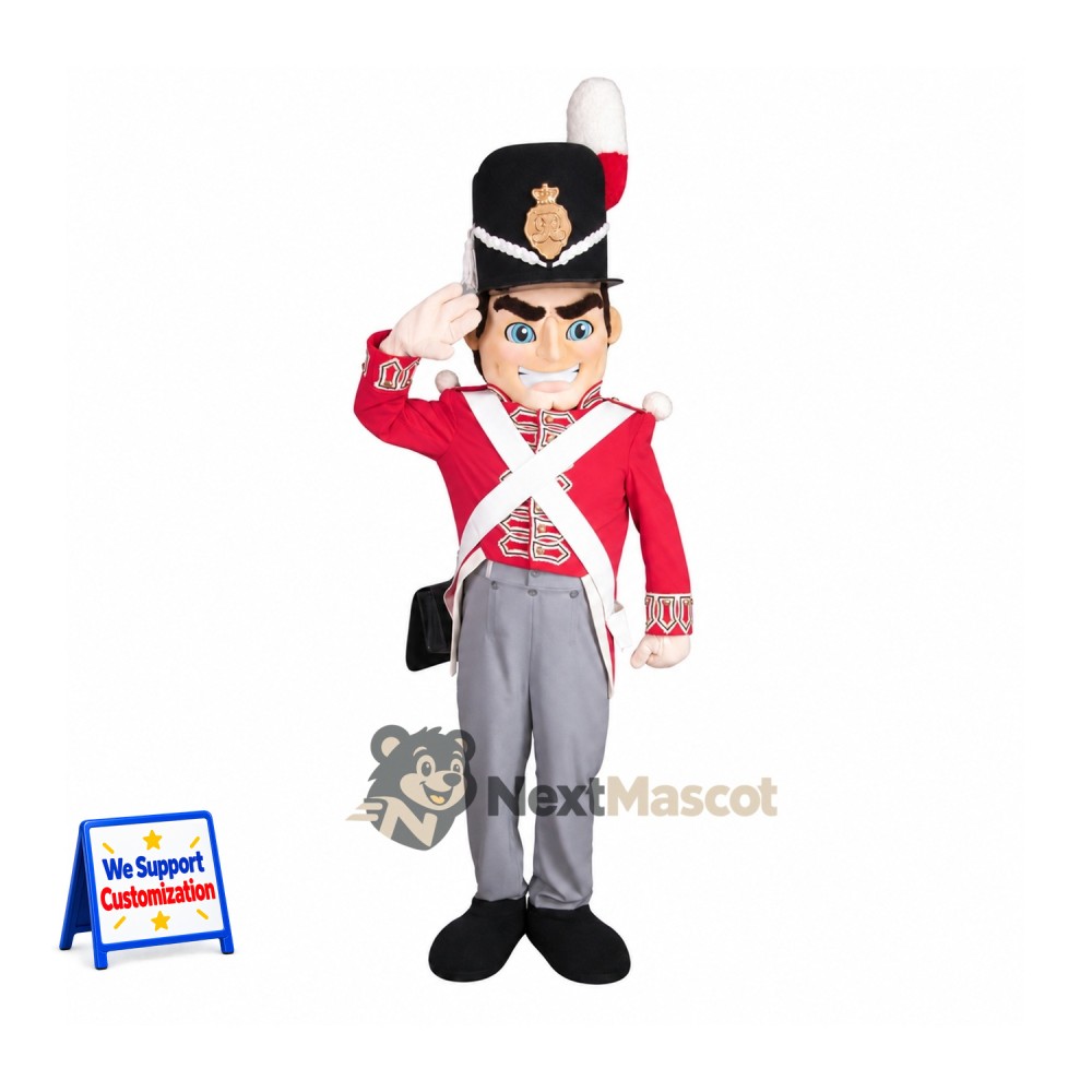 Toy Soldier Mascot Costume for Christmas Events Toy Soldier Mascot Costume for Christmas Events