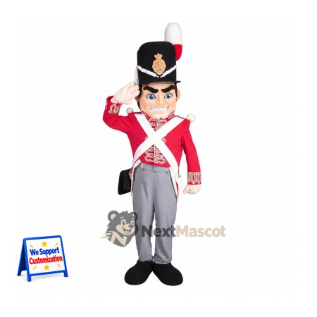 Toy Soldier Mascot Costume for Christmas Events Toy Soldier Mascot Costume for Christmas Events