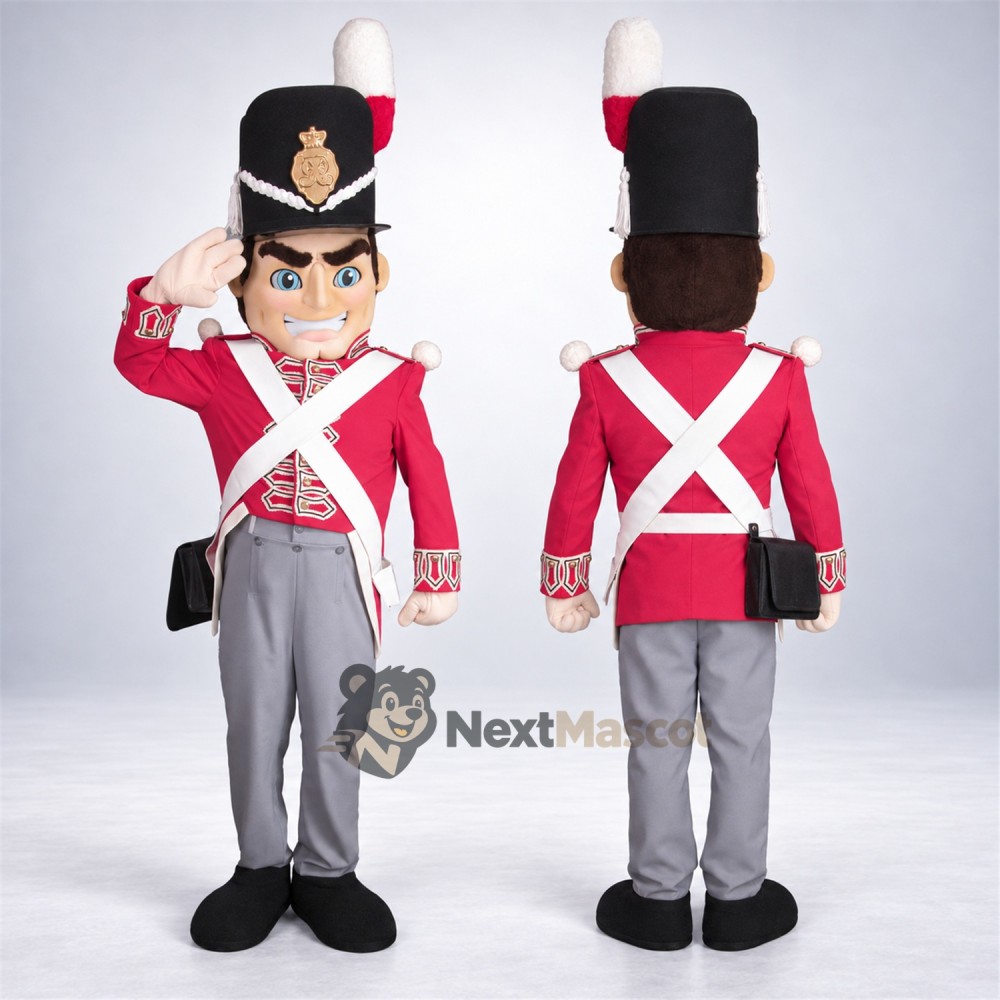 Toy Soldier Mascot Costume for Christmas Events Toy Soldier Mascot Costume for Christmas Events