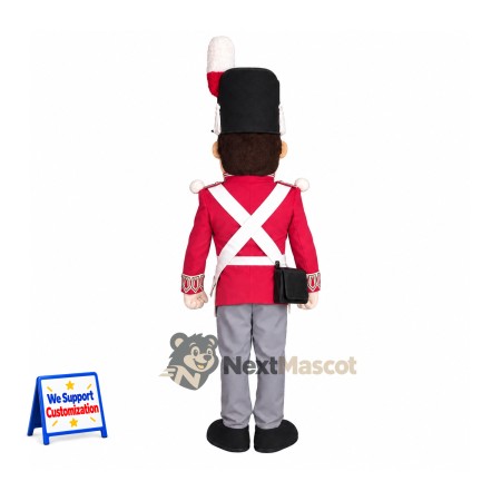 Toy Soldier Mascot Costume for Christmas Events Toy Soldier Mascot Costume for Christmas Events