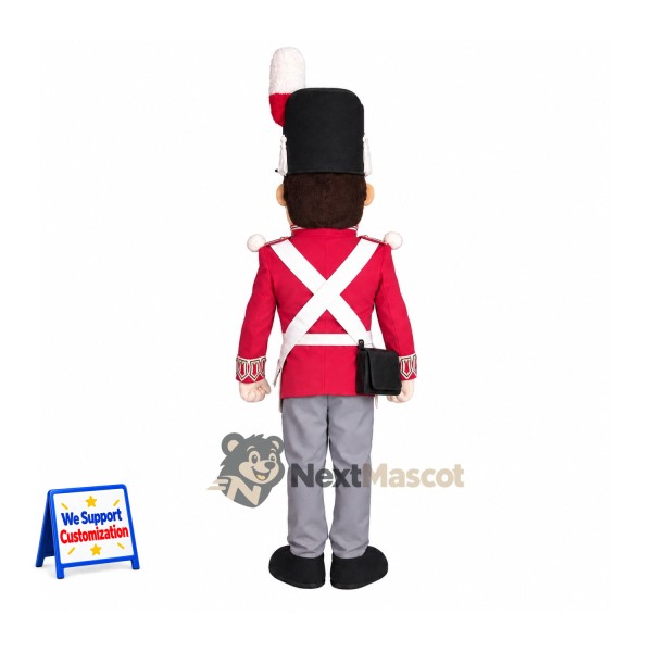 Toy Soldier Mascot Costume for Christmas Events