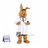 Rabbit Mascot Costume - Doctor Style