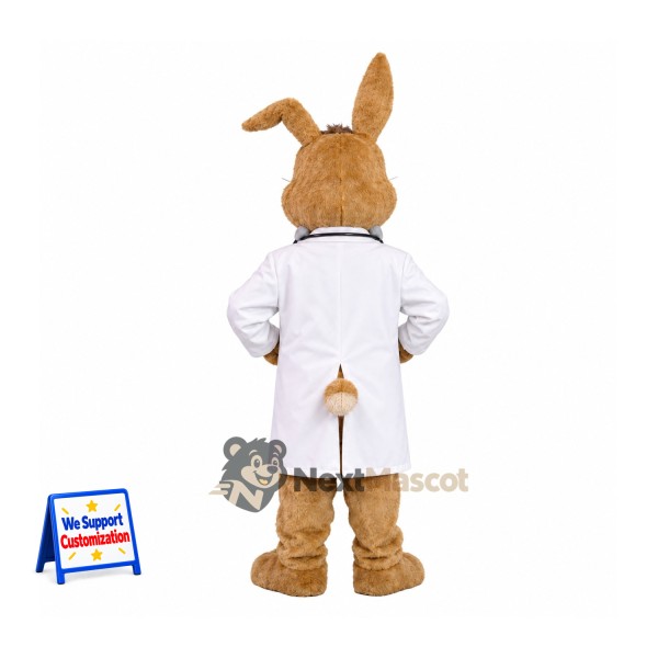 Rabbit Mascot Costume - Doctor Style Rabbit Mascot Costume - Doctor Style