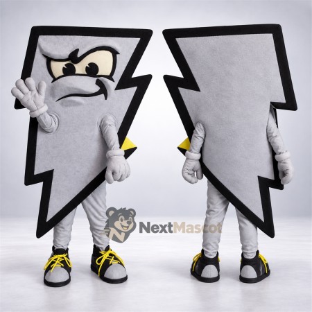 Lightning Bolt Mascot Costume Lightning Bolt Mascot Costume