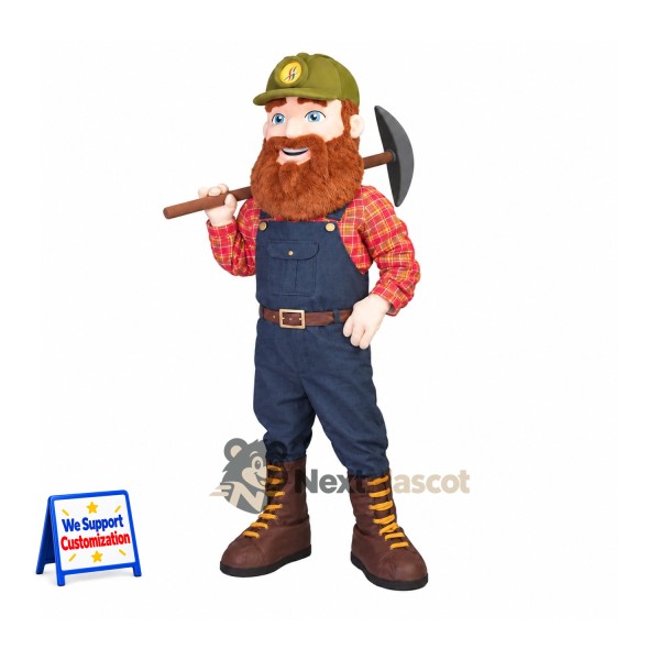 Lumberjack Mascot Costume for Parades