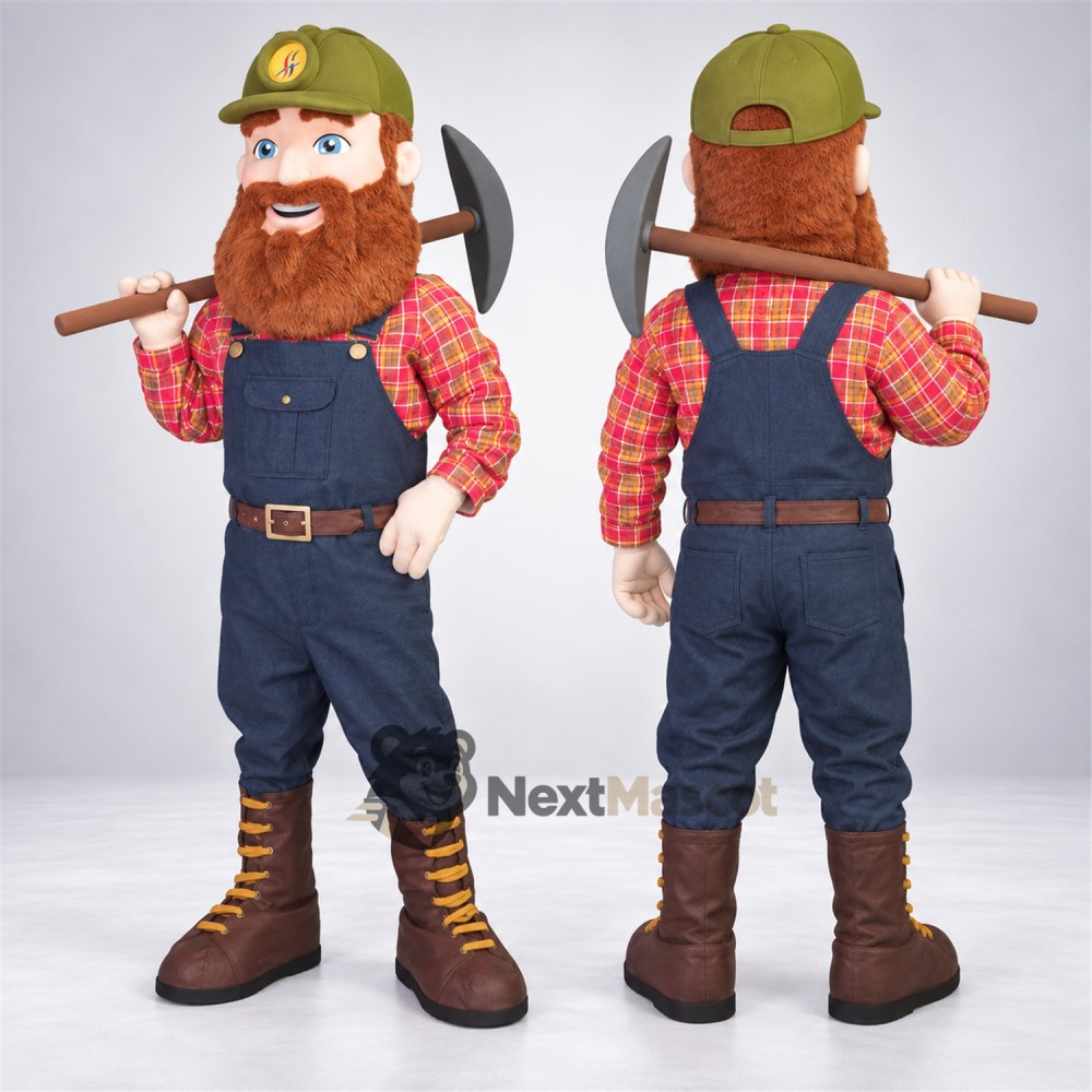 Lumberjack Mascot Costume for Parades Lumberjack Mascot Costume for Parades