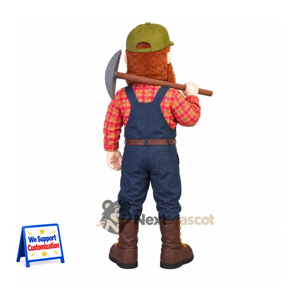 Lumberjack Mascot Costume for Parades Lumberjack Mascot Costume for Parades