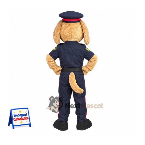 Dog Mascot Costume - Police Style for Parades Dog Mascot Costume - Police Style for Parades