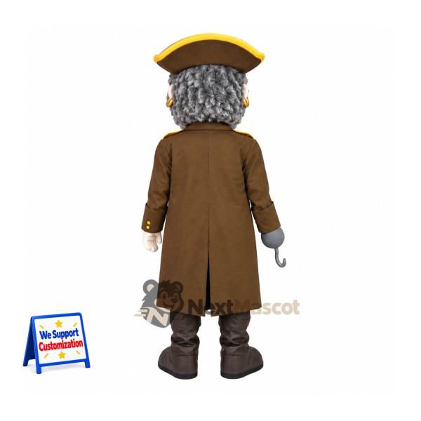 Wolf Mascot Costume - Pirate Style Wolf Mascot Costume - Pirate Style
