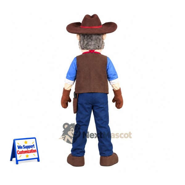 Cowboy Mascot Costume for Parades Cowboy Mascot Costume for Parades