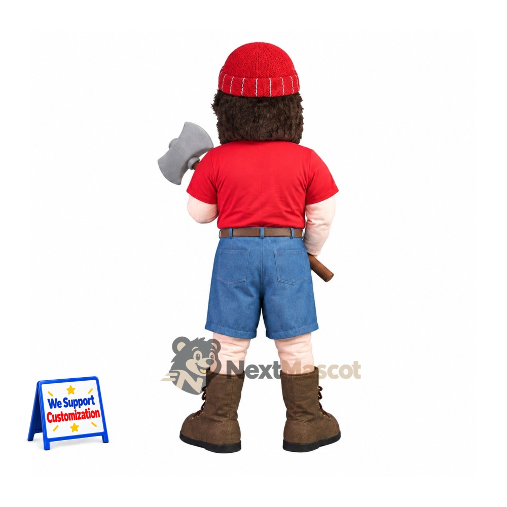 Lumberjack Mascot Costume for School Events Lumberjack Mascot Costume for School Events