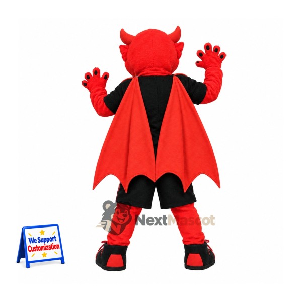 Devil Mascot Costume - Red, Black Uniform Devil Mascot Costume - Red, Black Uniform