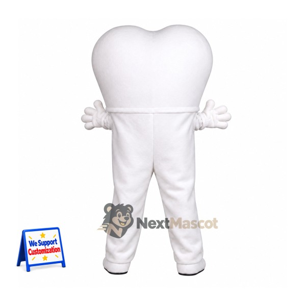 Tooth Mascot Costume for Community Events