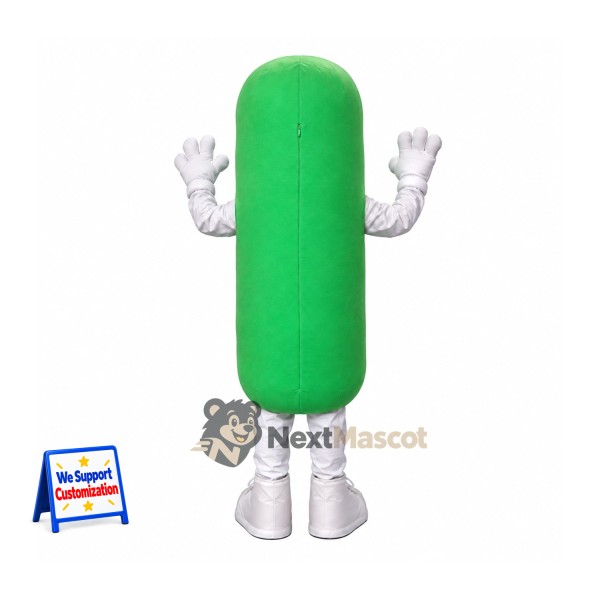 Germ Mascot Costume - Green Germ Mascot Costume - Green