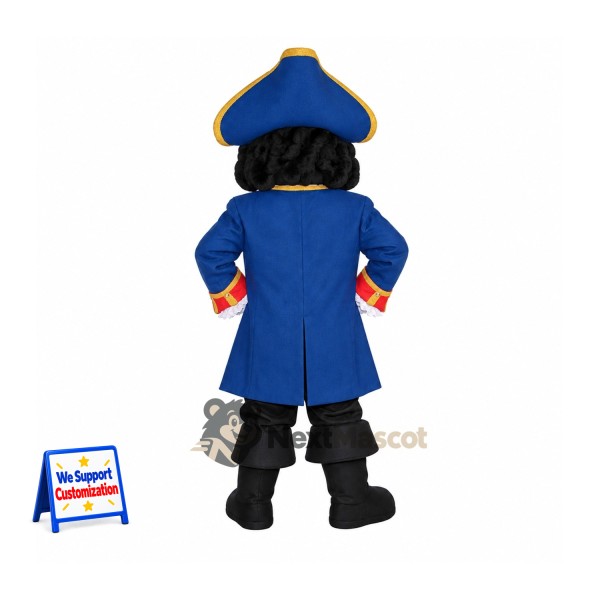 Pirate Captain Mascot Costume - Blue Coat Pirate Captain Mascot Costume - Blue Coat