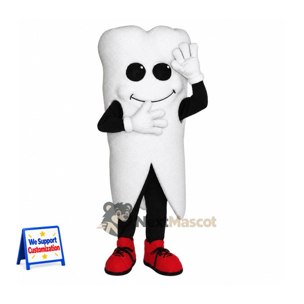 Tooth Mascot Costume - Cavity