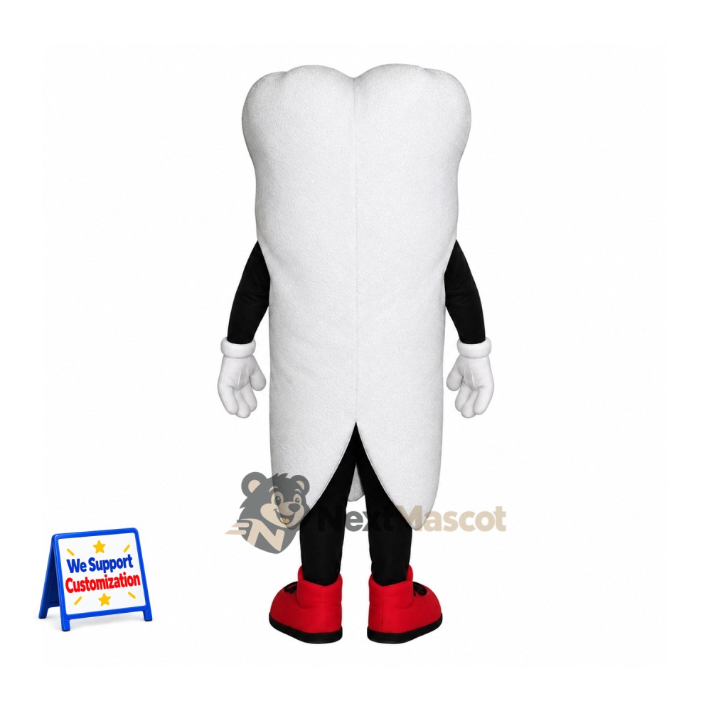 Tooth Mascot Costume - Cavity Tooth Mascot Costume - Cavity