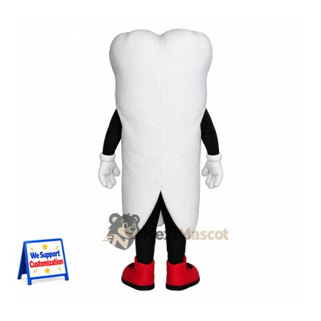 Tooth Mascot Costume - Cavity Tooth Mascot Costume - Cavity