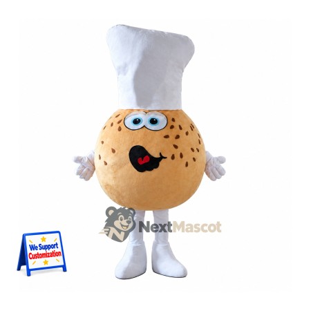 Cookie Mascot Costume - Chef Style Cookie Mascot Costume - Chef Style
