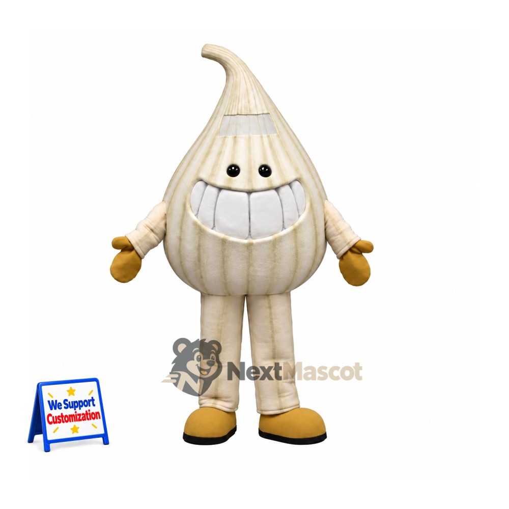 Garlic Mascot Costume Garlic Mascot Costume