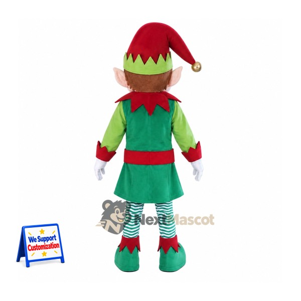 Christmas Elf Mascot Costume for Christmas Parades Christmas Elf Mascot Costume for Christmas Parades