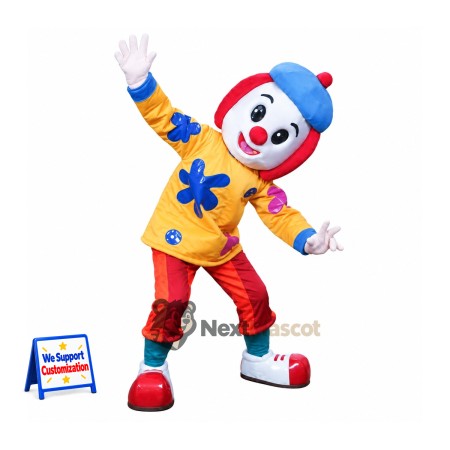Clown Mascot Costume Clown Mascot Costume