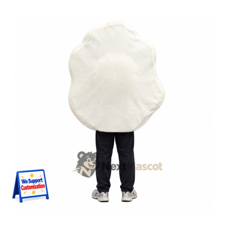 Fried Egg Mascot Costume Fried Egg Mascot Costume