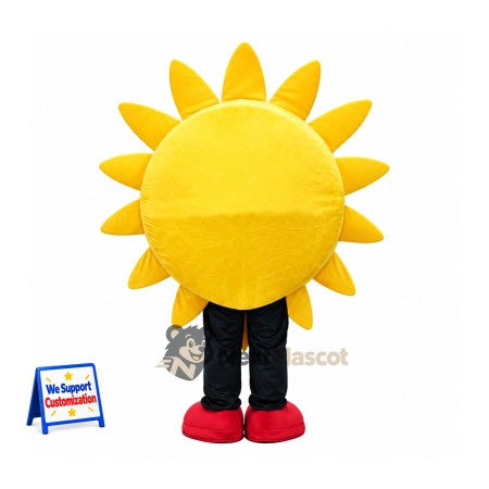 Sun Mascot Costume - Sunglasses for Birthday Parties