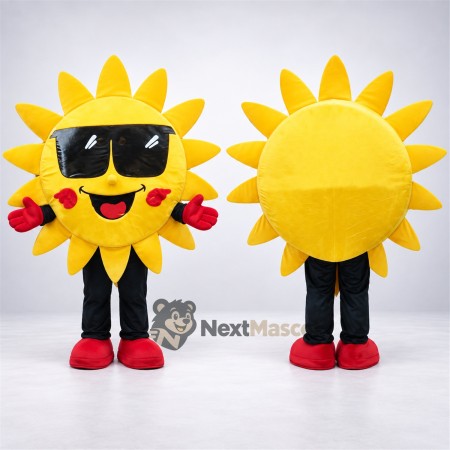 Sun Mascot Costume - Sunglasses for Birthday Parties