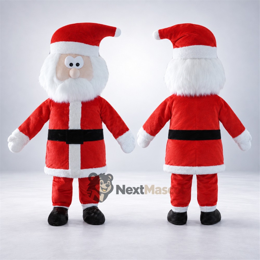 Santa Claus Mascot Costume for Christmas Fairs Santa Claus Mascot Costume for Christmas Fairs