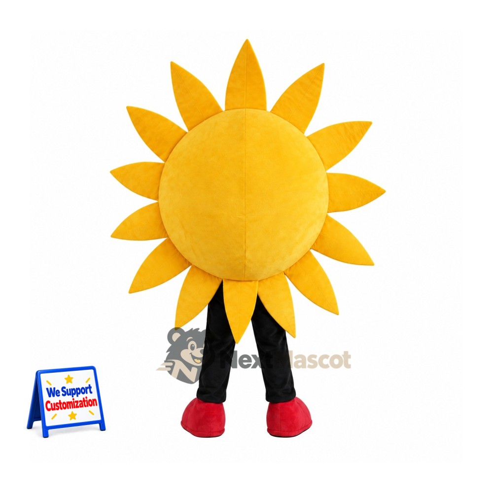 Sun Mascot Costume - Sunglasses for Sports Days Sun Mascot Costume - Sunglasses for Sports Days