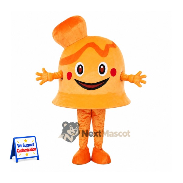 Bell Mascot Costume - Orange