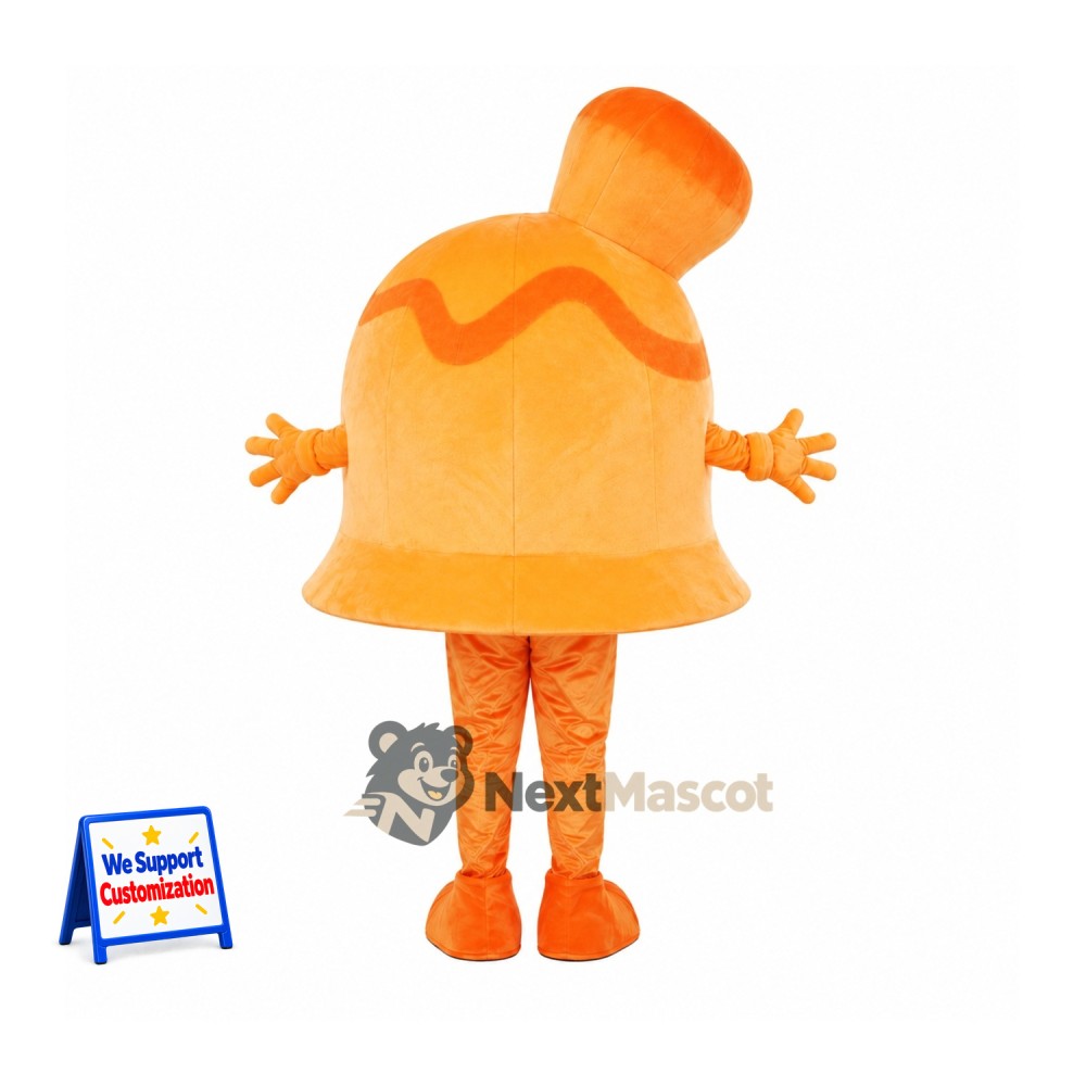 Bell Mascot Costume - Orange Bell Mascot Costume - Orange
