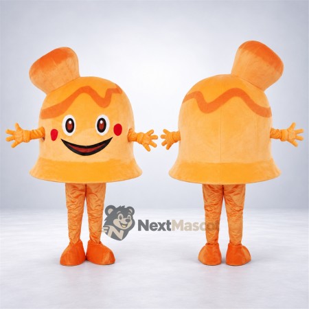 Bell Mascot Costume - Orange Bell Mascot Costume - Orange